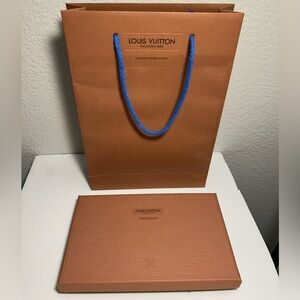 Louis Vuitton Empty Gift Box and Shopping bag
